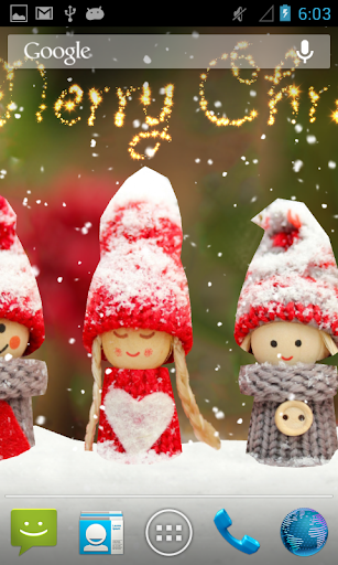 Christmas Dolls Live Wallpaper