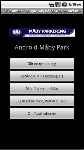 Måby Parkering