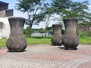 Three Giant Pots