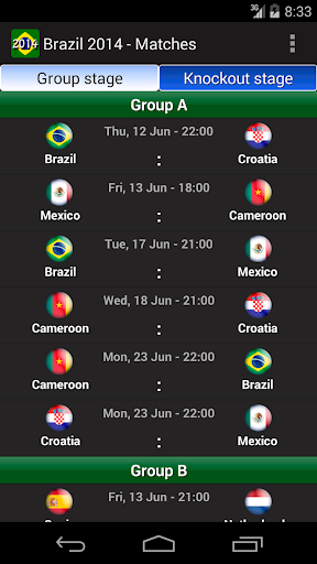 Brazil WorldCup 2014 Live
