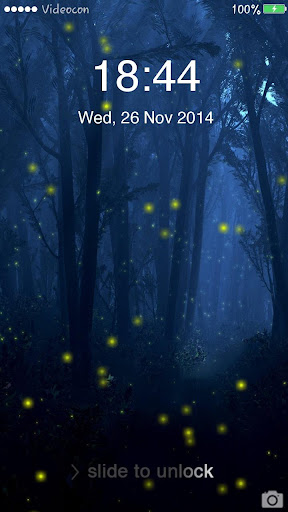 Fireflies Live Lock Screen