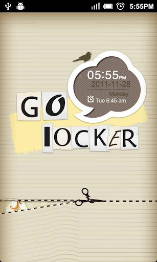 GO Locker Papercut Theme v1.01