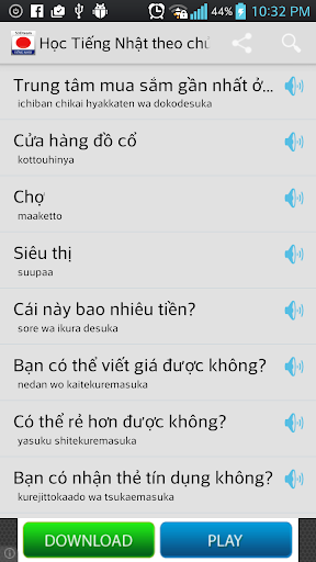 【免費教育App】Tiếng Nhật Giao Tiếp - Chủ Đề-APP點子