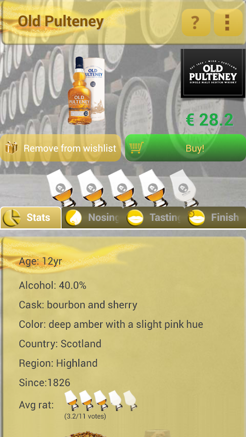 Whisky App AndroidApps auf Google Play