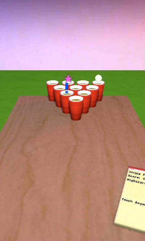   Beer Pong 3D Free – Capture d'écran 