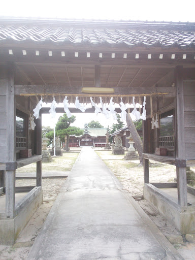 日御崎神社　門