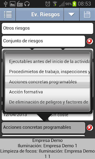 【免費商業App】Evaluación Riesgos Laborales-APP點子