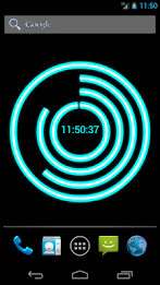 Neon Clock Live Free Wallpaper poster 6