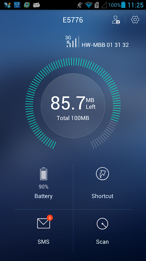 Huawei HiLink (Mobile WiFi) screenshot
