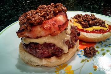 Bacon Onion Burger Crowns