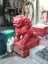 Red Lion Sculpture