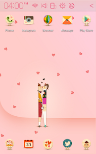 Lastest I Love You Atom theme APK for PC
