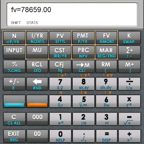 Android application MxCalculator 10B Business screenshort