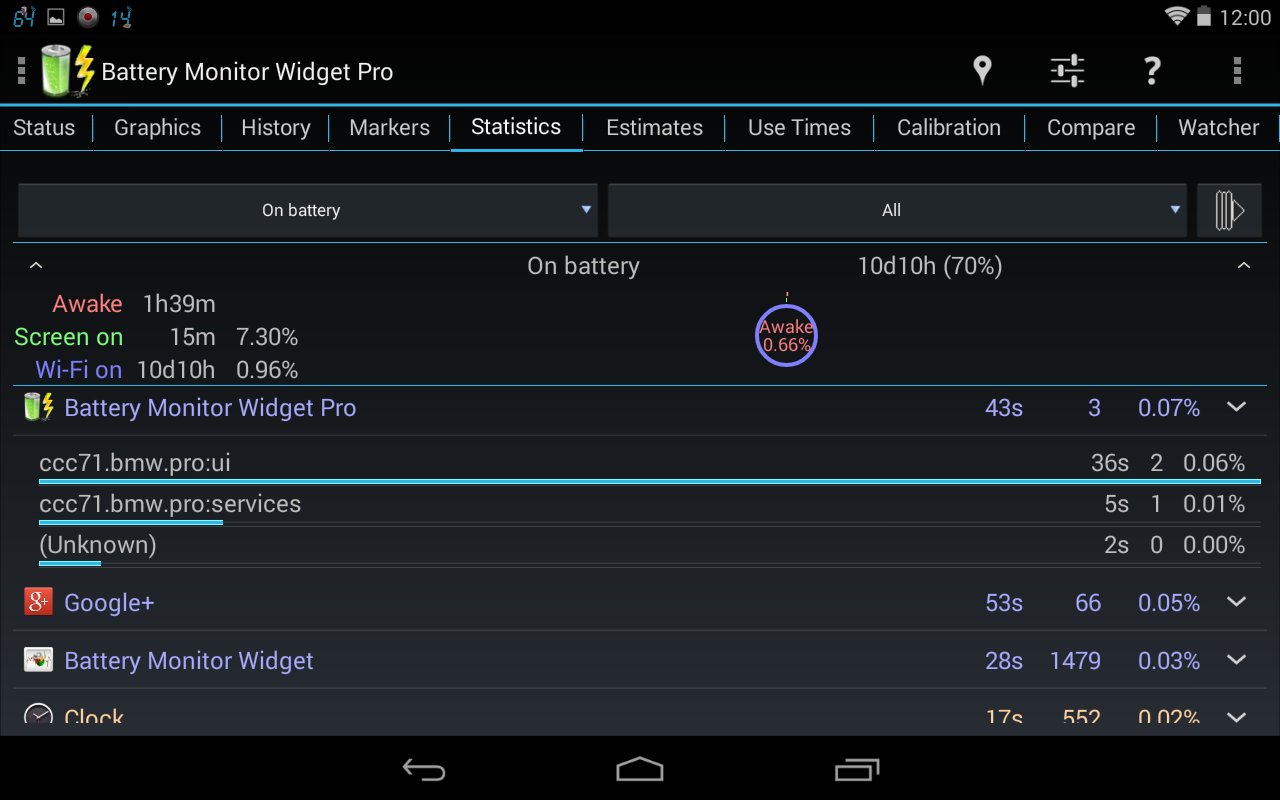 Battery Monitor Widget - screenshot