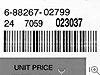 BAR CODE on SHELF TAG is STORE CODE.