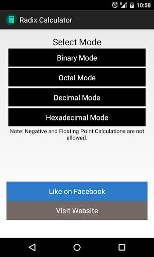 Radix Calculator