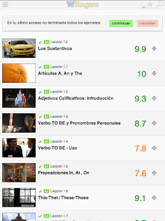 Aprende inglés con Wlingua - screenshot thumbnail