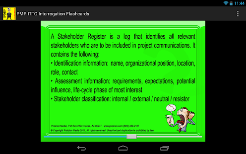 PMP EXAM ITTO INTERROGATION Screenshots 2