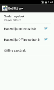 Hungarian-Slovenian Dictionary Screenshots 4