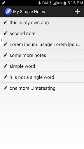 My Simple Notes