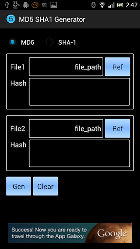 MD5 SHA1 Generator for Android