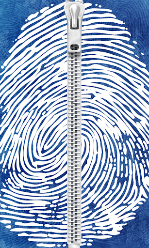 FingerPrint Zipper Lock Screen