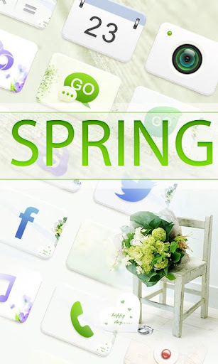 Spring GO Launcher Theme