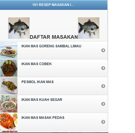 【免費書籍App】1001 RESEP MASAKAN IKAN MAS-APP點子