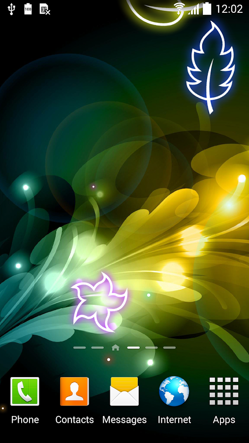 Glowing Flowers Live Wallpaper - Android Apps on Google Play