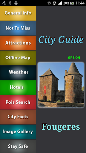 Fougeres Offline Map Guide