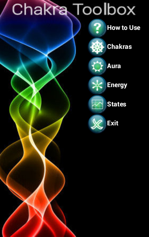 Android application Chakra ToolBox screenshort