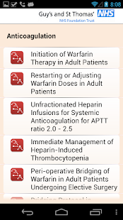   Thrombosis Guidelines- screenshot thumbnail   