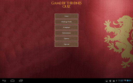 【免費益智App】Fanquiz for Game of Thrones-APP點子