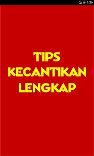 Free Tips Kecantikan Terlengkap APK