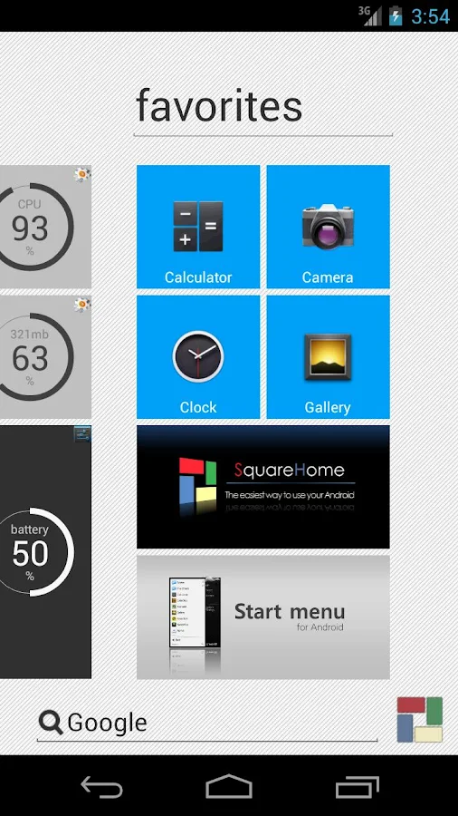 SquareHome beyond Windows 8 - screenshot