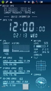 Screenshot Device Info Ex Live Wallpaper v8.0.0
