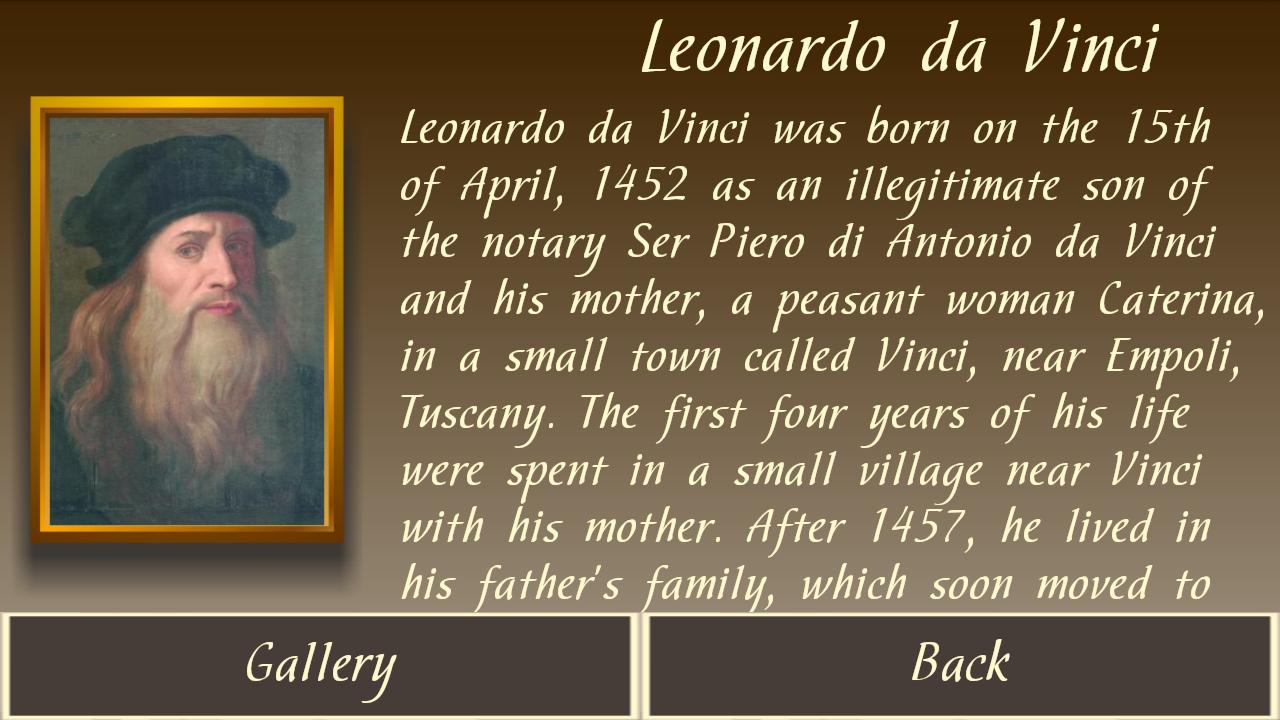 The life and career of leonardo da vinci