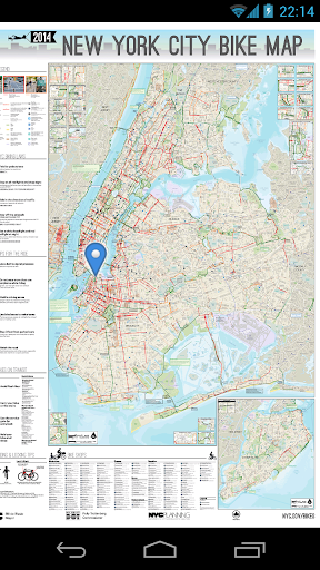 【免費旅遊App】NYC Bike Map Offline-APP點子