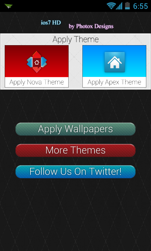 iOS 7 HD Apex / Nova Theme - screenshot