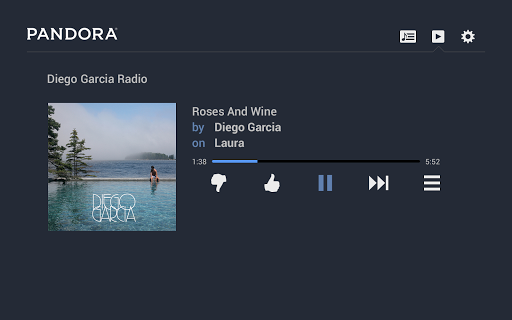 Pandora® Radio for Google TV