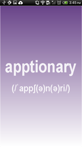 Apptionary