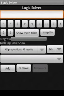 Logic Solver truth tables