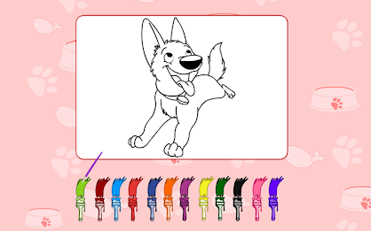 Dog Coloring Pet Coloring poster 8