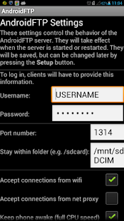 AndroidFTP Android FTP Screenshots 2