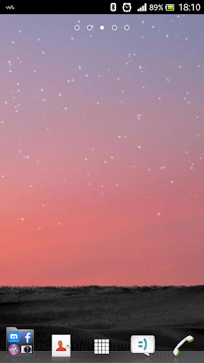 Shooting Stars Live Wallpaper