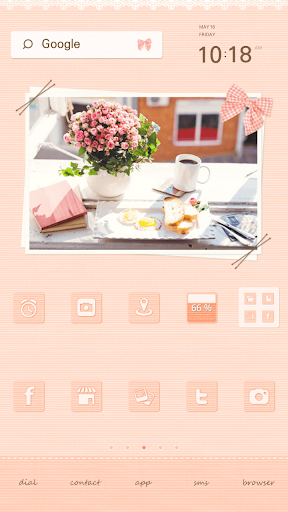 Sweet Day dodol launcher theme