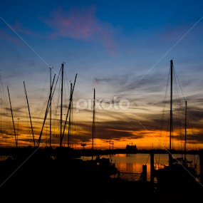 The Grimsby Marina by Simon Trott - City,  Street & Park Skylines