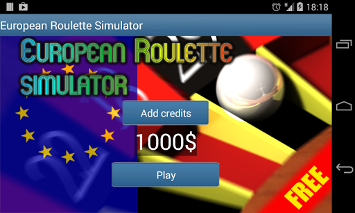 European Roulette Simulator