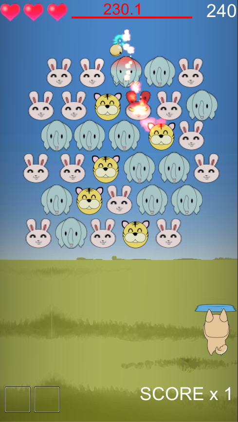 ブロック崩し-Animal Brekout- Screen 2