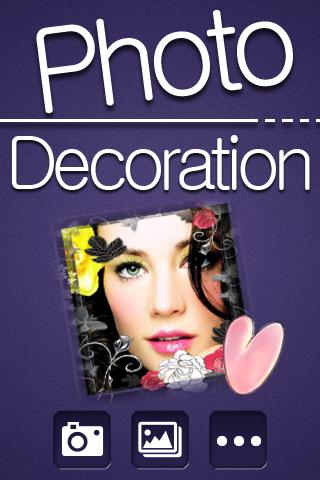 Android application Photo Decoration screenshort